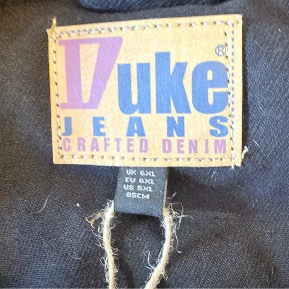 Duke Mens Kingsize Western
Trucker Style Denim Jacket 5XL - Picture 12 of 13